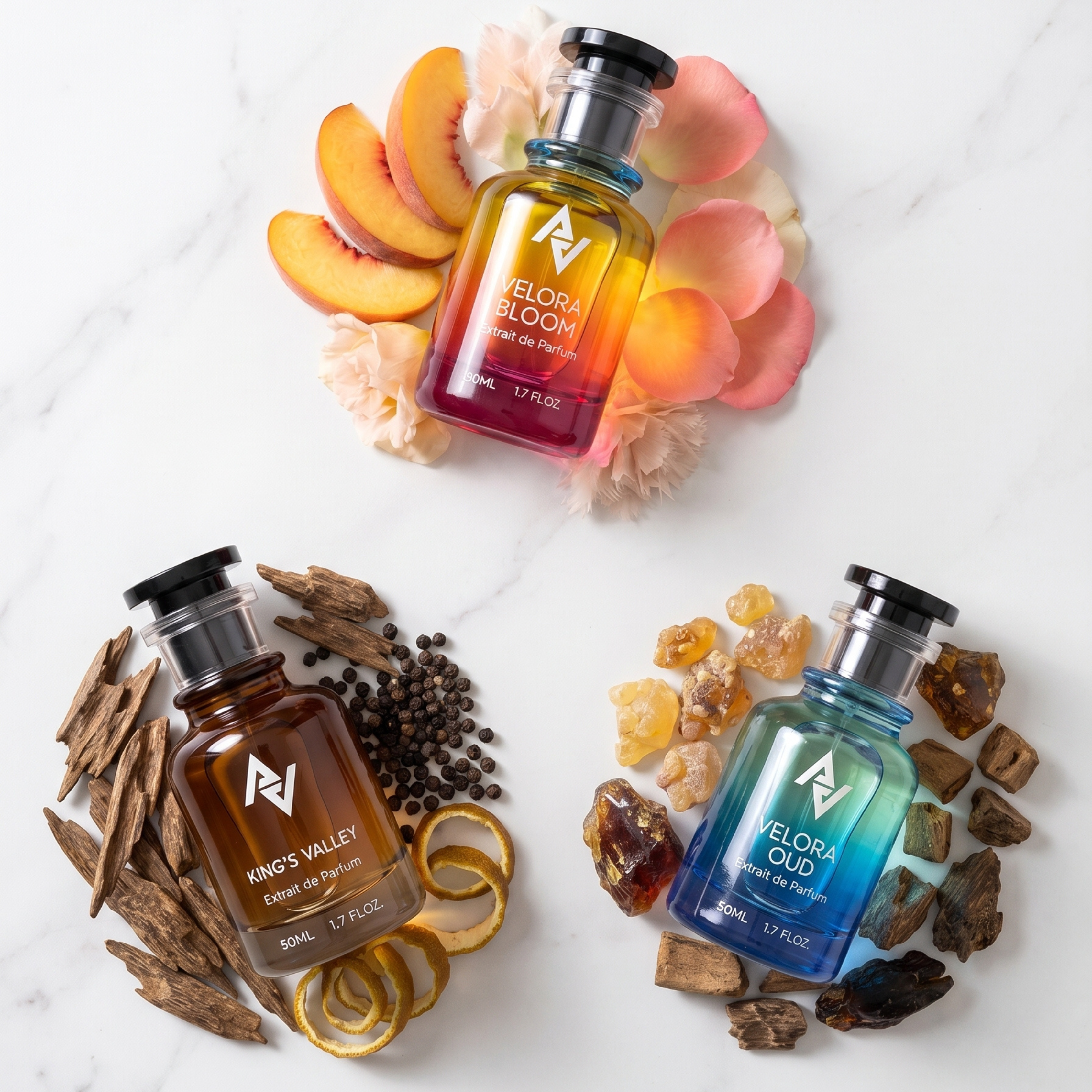 3 Perfumes Deal with Free Gifts - Best Value Fragrance Bundle Pakistan - Al Jamal Lifestyle